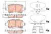 Колодки тормозные дисковые GDB2184