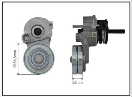 130400SP Натяжник паска приводного Chevrolet Cruze// Opel Astra H, J, Corsa D, Vectra C, Zafira B, C 1.6/1.8 03.00- CAFFARO підбір по vin на Brocar