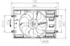 Вентилятор охолодження двигуна Audi Q2/Q3/VW Tiguan/Touran 15- (з дифузором) (d=438mm) 47916
