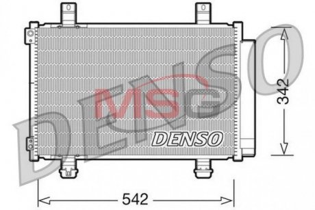 DCN47005 Конденсатор, кондиционер DENSO подбор по vin на Brocar