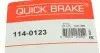 1140123 Ремкомплект суппорта (заднего) Mini Mini/Toyota Yaris 01-07 (d=34mm) QUICK BRAKE підбір по vin на Brocar