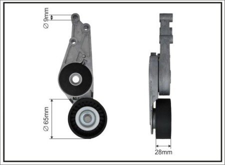 112000SP Натяжна планка Audi A4/A6 1.6/1.8T/2.0 CAFFARO подбор по vin на Brocar