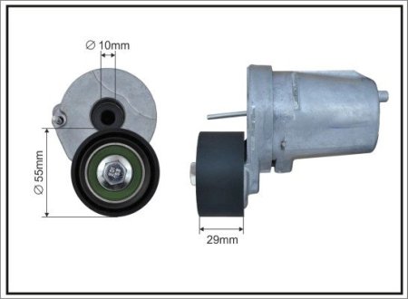 500036SP Napinacz Wymiary rolki: 55x17x29 CAFFARO підбір по vin на Brocar