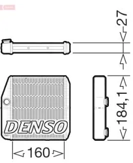 DRR09076 Теплообменник DENSO подбор по vin на Brocar
