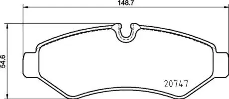 P50155 Гальмівні колодки дискові BREMBO підбір по vin на Brocar