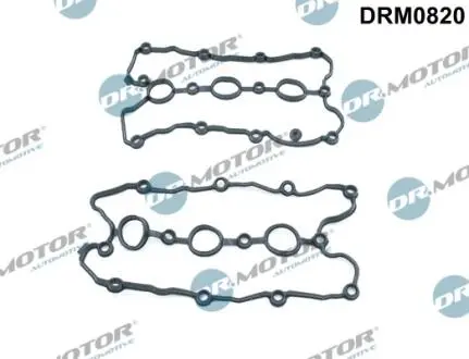 DRM0820 К-т прокладок клапанной крышки, 1-3 цилиндр + 4-6 цилиндр DR.MOTOR подбор по vin на Brocar