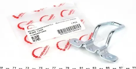 RWS1240 Петля замка двери Fiat Ducato/Peugeot Boxer 06- (1362281080) ROTWEISS підбір по vin на Brocar