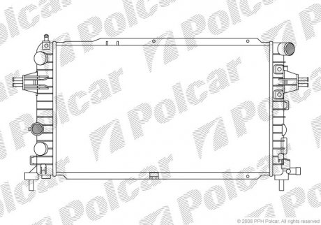 5509085 Радіатор охолодження POLCAR підбір по vin на Brocar