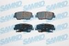 5SP1625 Тормозные колодки дисковые зад. Hyundai Santa Fe 2.2 CRDi 12- SAMKO підбір по vin на Brocar