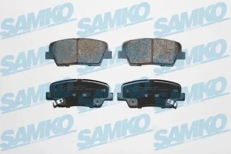 5SP1625 Гальмівні колодки дискові зад. Hyundai Santa Fe 2.2 CRDi 12- SAMKO підбір по vin на Brocar