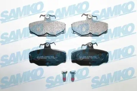 5SP677 Комплект гальмівних колодок, дискове гальмо SAMKO підбір по vin на Brocar