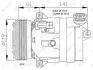 Компрессор кондиционера Opel Vectra 1.6-2.2 95-09/Fiat Croma 1.9D 05- 32021