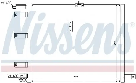 94300 Радиатор кондиционера NISSENS подбор по vin на Brocar