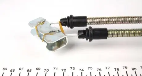 BC3017BNS Трос ручника (задній) Ford Connect 02- (-ABS) (низька база) (барабанний гальм) DP підбір по vin на Brocar
