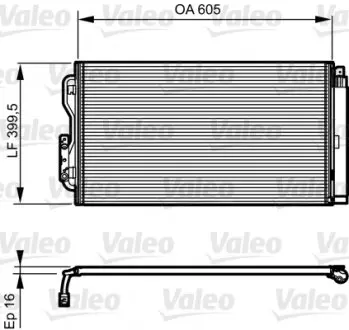 814191 Радіатор кондиціонера BMW 1 (F20/F21)/3 (F30/F80) 11- VALEO підбір по vin на Brocar