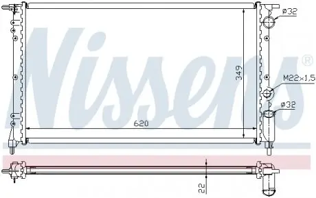 63918 Радиатора NISSENS подбор по vin на Brocar