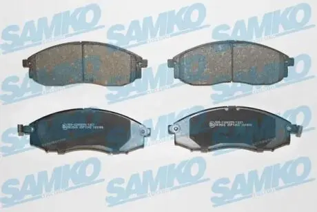 5SP1343 Комплект гальмівних колодок, дискове гальмо SAMKO підбір по vin на Brocar