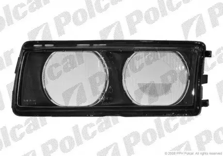 2007111E Стекло фары BMW 3 E36, 90- POLCAR подбор по vin на Brocar