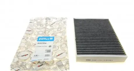 AHC534 Фільтр салону Volvo S90 II/V60 II/V 90 II/XC 60 II/XC 90 II 14- (вугільний) PURFLUX підбір по vin на Brocar