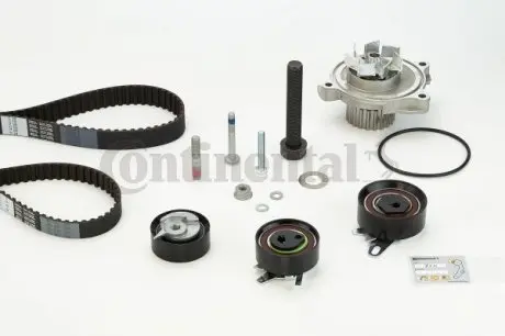 CT939WP11PRO Комплект ГРМ + ТНВД + помпа VW LT 2.5SDI/VW T4 2.5 TDI 96-06 (26.4x122z/20.8x81z) (3 ролика+2 ремня) CONTITECH подбор по vin на Brocar