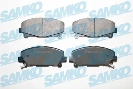 5SP1607 Комплект гальмівних колодок, дискове гальмо SAMKO підбір по vin на Brocar