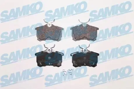 5SP1037 Гальмівні колодки дискові зад. Honda Accord 98- SAMKO підбір по vin на Brocar