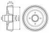 Гальмівний барабан 0 986 477 205 BOSCH