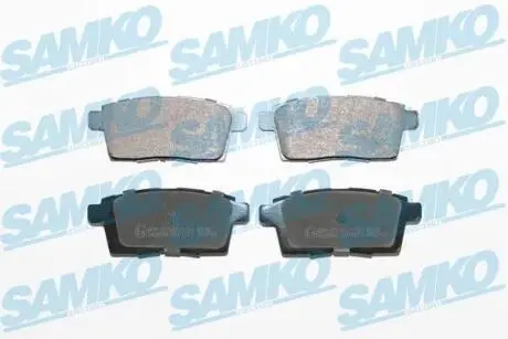 5SP1572 Комплект гальмівних колодок, дискове гальмо SAMKO підбір по vin на Brocar