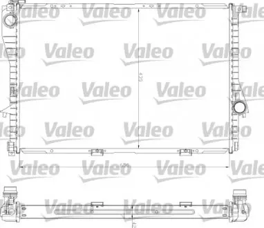 734277 Радіатор, охолодження двигуна VALEO підбір по vin на Brocar