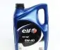 213908 Олива 5W40 Evolution 900 NF (5L) ELF підбір по vin на Brocar