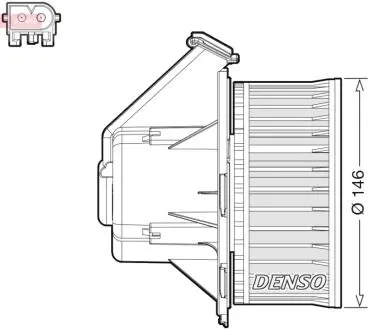 DEA17032 DMUCHAWA VW CRAFTER DENSO підбір по vin на Brocar