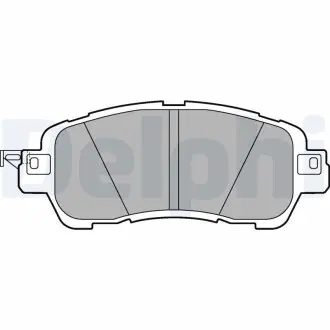 LP3189 Комплект гальмівних колодок DELPHI підбір по vin на Brocar