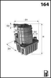 ELG5317 Топливный фильтр MECAFILTER подбор по vin на Brocar