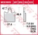 MCB789CRQ Тормозные колодки TRW підбір по vin на Brocar