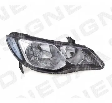 ZHD1159R ПЕРЕДНЯ ФАРА HONDA CIVIC SDN Euro type, 06 - 11 SIGNEDA підбір по vin на Brocar