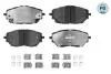 0252278218PD Колодки гальмівні (передні) Toyota C-HR 16- MEYLE підбір по vin на Brocar