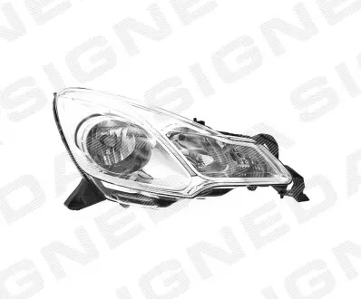 ZCT1134R ПЕРЕДНЯЯ ФАРА CITROEN DS3, 11.09 - 15 SIGNEDA подбор по vin на Brocar