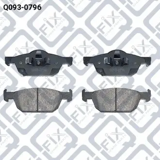 Q0930796 Колодки гальмівні передн.дискові Q-FIX підбір по vin на Brocar
