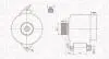 063731409010 ALTERNATOR MAZDA 323 1.9 16V 98-04 MAGNETI MARELLI підбір по vin на Brocar