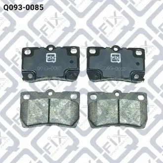 Q0930085 Колодки гальмівні задн. дискові Q-FIX підбір по vin на Brocar