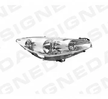 ZPG1152R ПЕРЕДНЯЯ ФАРА PEUGEOT RCZ, 13 - SIGNEDA подбор по vin на Brocar