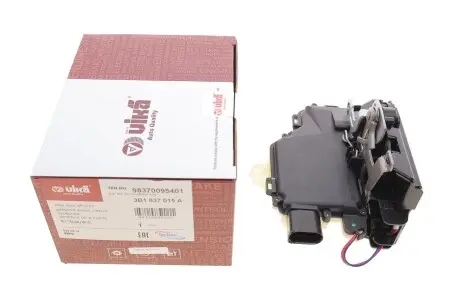 98370095401 ЗАМОК ДВЕРЕЙ ПЕРЕД. ЛІВИЙ SKODA OCTAVIA (96-10)/VW GOLF (97-05),PASSAT (97-00)/SEAT LEON (99-06) VIKA підбір по vin на Brocar