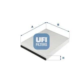 5332000 Фільтр салону UFI підбір по vin на Brocar