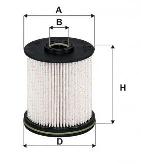 WF8522 Фільтр паливний WIX FILTERS підбір по vin на Brocar
