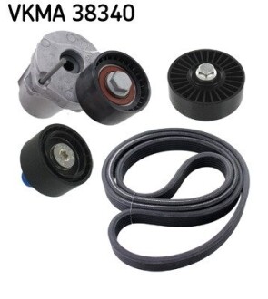 VKMA38340 ZESTAW PASKA PK. BMW 1,1 (E87),3(E88),(E90) 07-13 SKF підбір по vin на Brocar