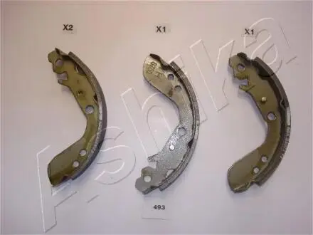 5504493 Комплект гальмівних колодок ASHIKA підбір по vin на Brocar