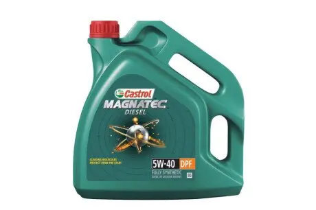 5W40MDDPF5L Масло MAGNATEC DIESEL 5W40 DPF (5L) CASTROL підбір по vin на Brocar