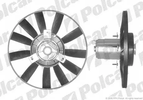 953823U4 Вентилятор (без корпусу) VW GOLF III/AUDI POLCAR подбор по vin на Brocar