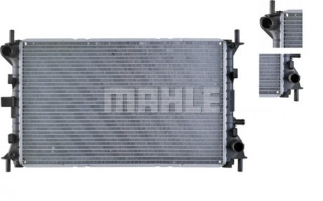 CR1344000S Радиатор охлаждения Ford Focus 1.6i 98-04 (с АКПП) MAHLE / KNECHT підбір по vin на Brocar