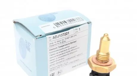 ADJ137221 Датчик температури охолоджуючої рідини BMW 3 (E46/E90)/5 (E39/E60) (2 конт.) (M12x1.5) BLUE PRINT підбір по vin на Brocar